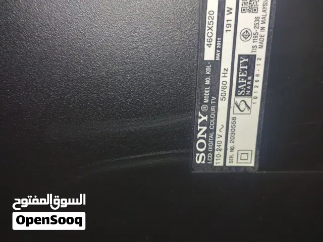 تلفزيون سوني 48 انش شاشه مكسوره لكن البورد شغال تصلح قطع غيار أو تبديل شاشه   Sony Bravia KDL-46CX