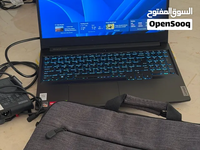 لابتوب ألعاب لينوفو IdeaPad Gaming 3  معالج Ryzen 7  كرت شاشة RTX  رام 16GB  مع الشاحن  والشنطة