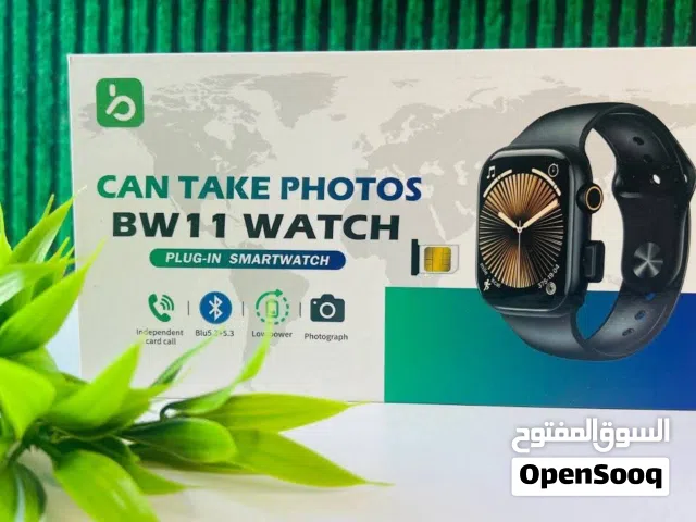 تخفيضات ساعة BW11 Plus   كاميرا مدمجة وقدرة على إدخال بطاقة SIM. مع توفر تطبيق للربط بالهاتف