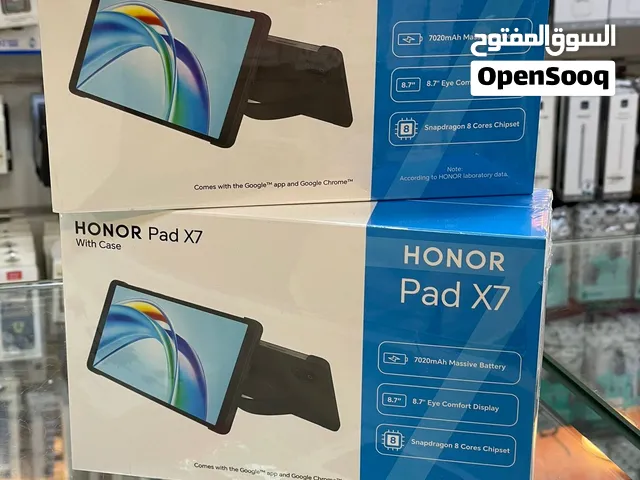 Honor x7 wifi 4+4ram 128g new مكفول سنه من وكلاء هونر بالاردن