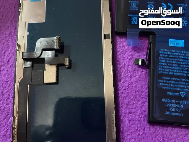 شاشه آيفون x وبطارية