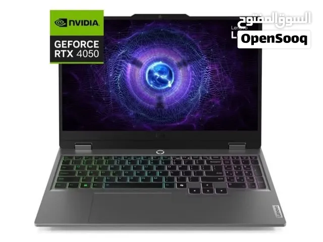 لأب توب جديد كسر الزيرو فتح علبهssd 512 Lenovo LOQ 15IRX9 Luna Grey laptop
