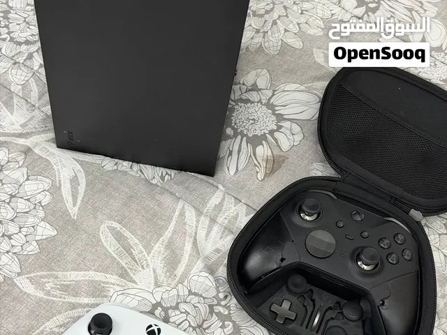 للبيع: إكس بوكس سيريس إكس) مع 3 أيادي تحكم وإضاءة شاشة -معه لعبة فورزا - معه سبيكر شاشة العاب