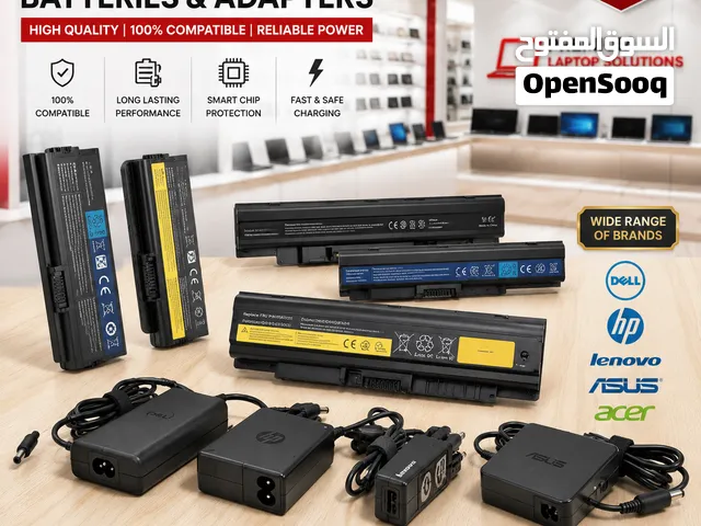 Laptop Adapters & Batteries – Starting from BD 6 Only - Call