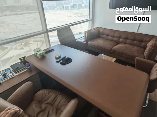 sofas and desk