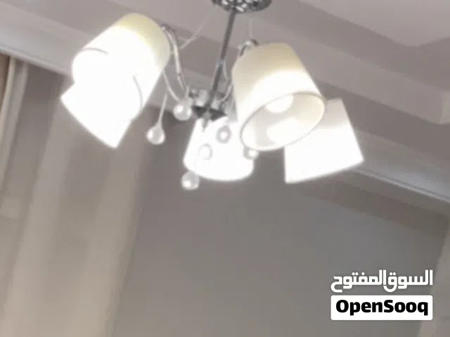 نجفة فضي من هوم سنتر 5 لمبات