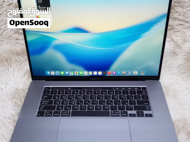 MacBook Pro A2141 4k resolution 4gb Radeon dedicated graphics card Ratina Display Touch Bar