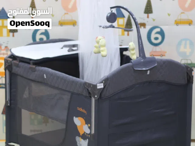 أناقة الفضي وراحة بلا حدود.. سرير Cool Baby Silver المتكامل متوفر لدى island toys تتوفر خدمة التوصيل