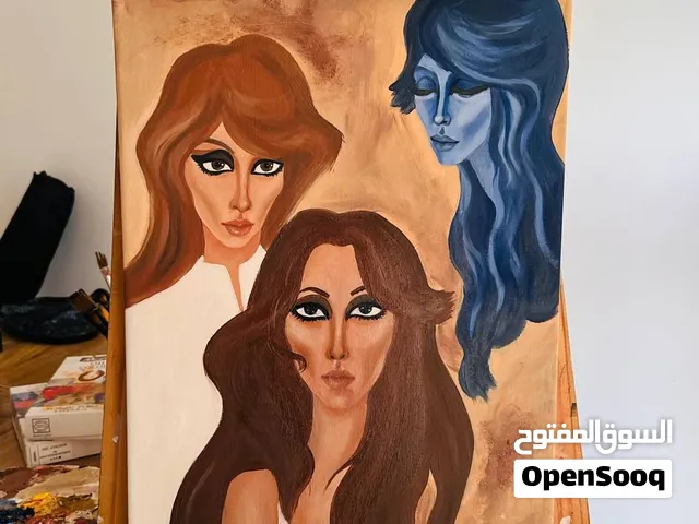 إعادة تنفيذ «الوجوه الثلاثة لفيروز» للفنانة سيسي توماسيو سرسق.