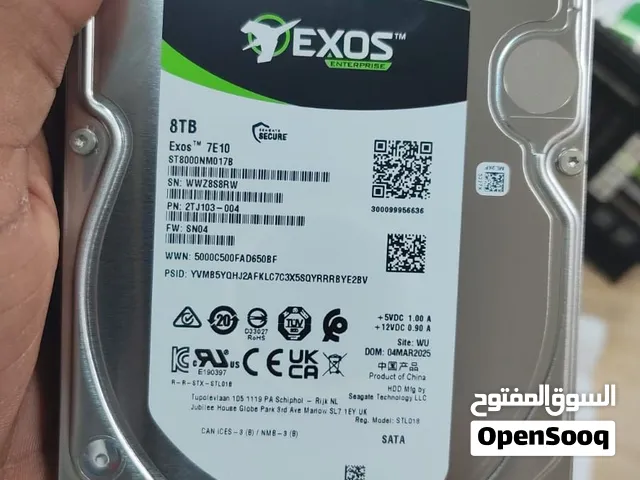 eagate Exos 7E10 Enterprise 8TB Hard Drive ST8000NM017B