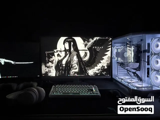 بيسي جيمنج 5060+ شاشتين والكيبورد من اتاك وماوس وكنترولر احترافي من ريزر قيمته وحده 75