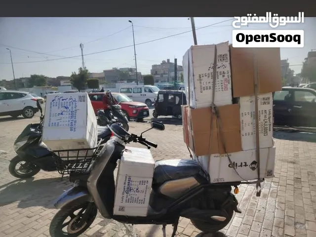 السلام عليكم دراجة شحن قوية مال توصيل دلفري او حمل بطارية ليثيوم 35 امبير وبيها نظام حماية تمشي