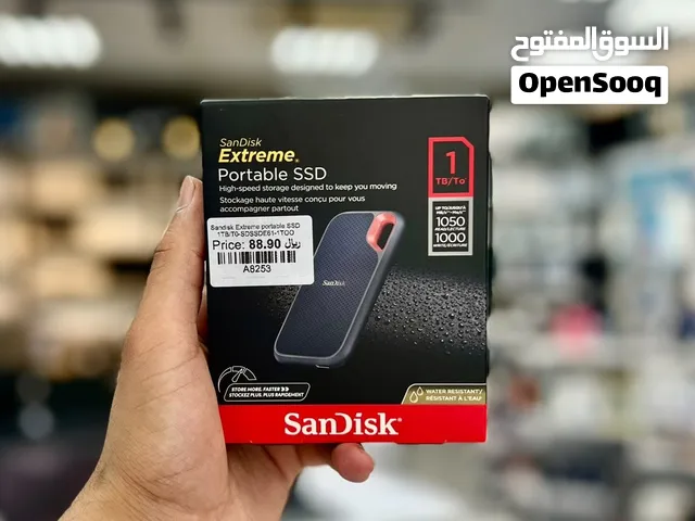 Brand New SanDisk Extreme SSD 1TB in Oman Reliable Storage