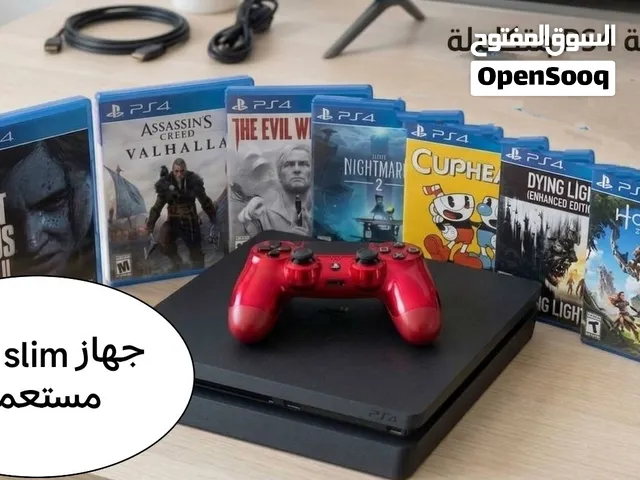 بلي ستيشن 4 سليم مستعمل ((بغداد)) +. 7 اقراص السعر 310 الف دينار عراقي