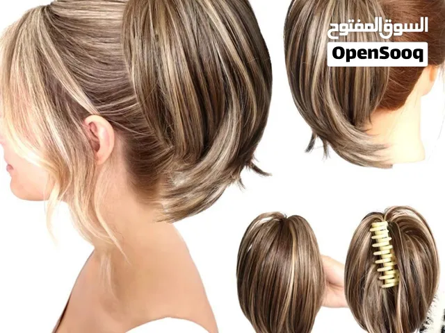قراصة شعر على شكل باروكة تعطي مظهر جميل وانيق للشعر شعر الياف