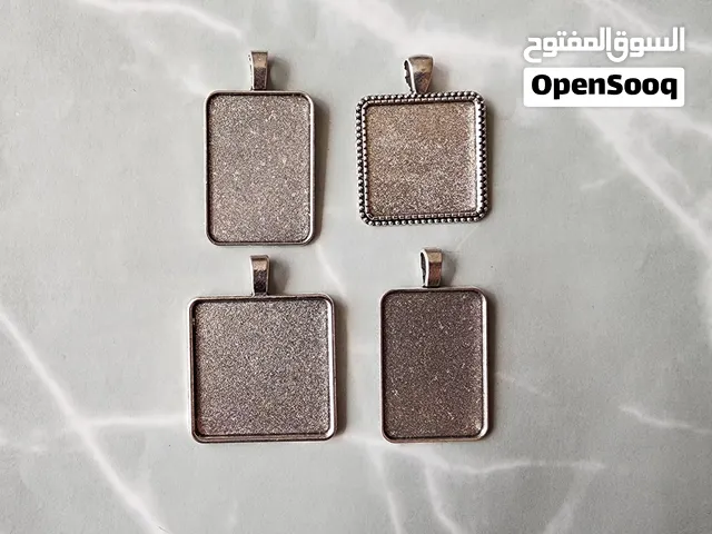 Cabochon pendant frames [9 pcs] silver and bronze