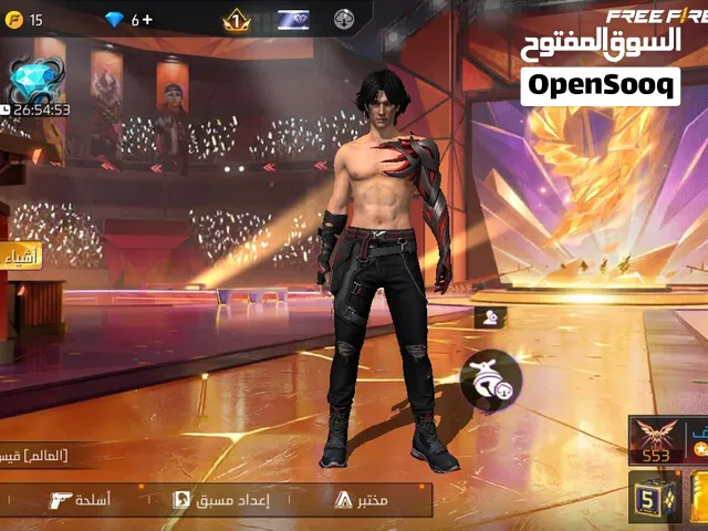 حساب فري فاير مستوى 80