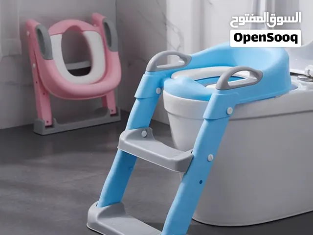 Toilet seat with ladder