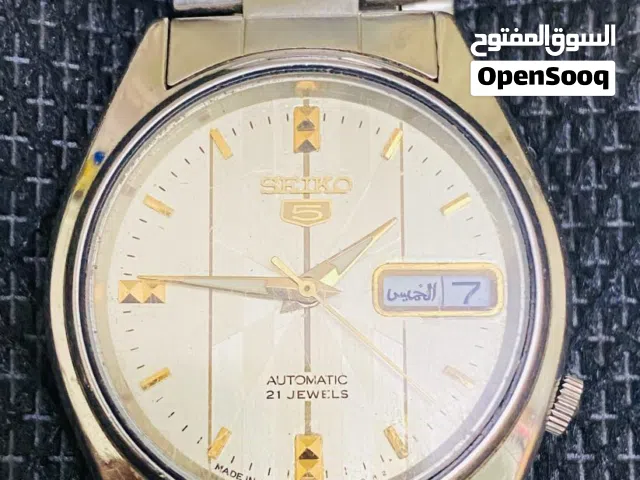 ساعة سايكو ياباني أصليه أوتوماتيك بدون بطاريه