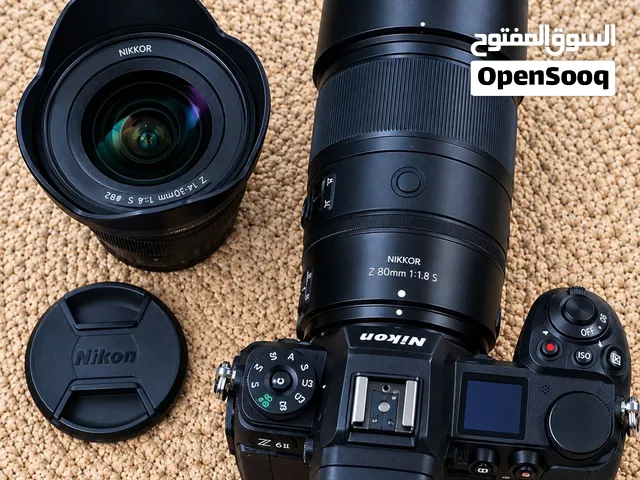 للبيع كاميرا نيكون Nikon Z6 II بحالة ممتازة مع عدسات نيكور