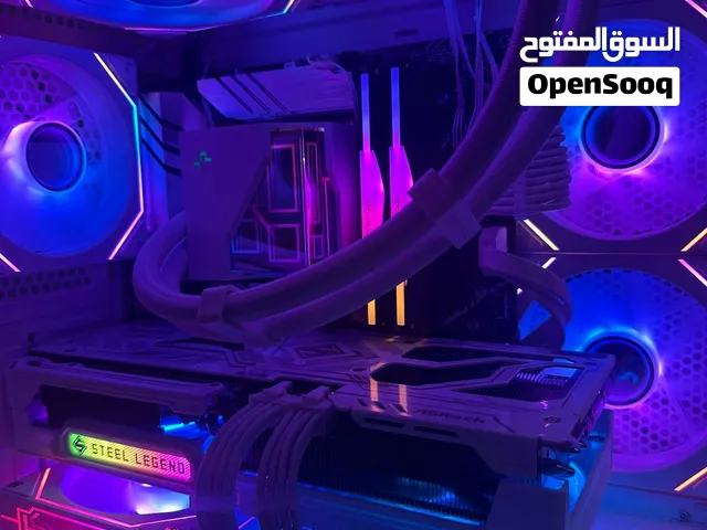 AMD RADEON RX 9070 XT STEEL LEGEND OC WHITE AND INTEL CORE I 9 14900k