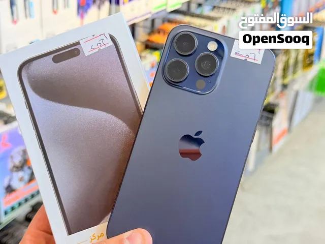 ايفون 15 برو ماكس بطارية 96 ذاكره 256 ضمان 5 ايام استبدال في حال وجود اي مشكله او عطل