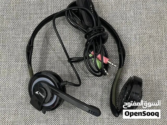 Almost New Genius Computer Headset سماعة كمبيوتر مع مايكروفون ماركة جينيس