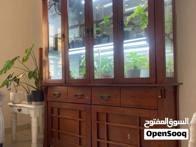 خزانة عرض wooden cabinet