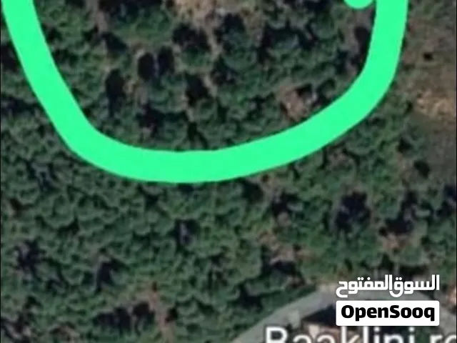 الأرض للبيع منطقة برمانا سند أخضر المساحة 1780 طريق واصل من شارع معبد وشارع فرعي محفور نسبة ا
