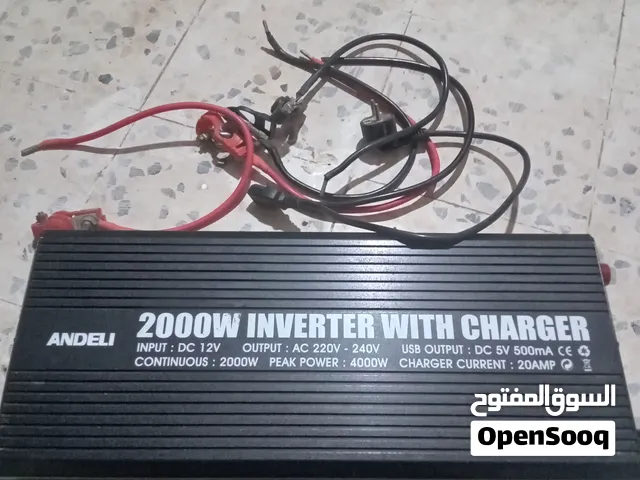 السلام عليكم انفيرتر 2000W جهاز نضيف معاه ملحقاته بضمانه وتجريب