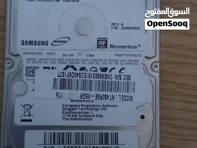 هاردسك hdd من سامسونج واحد تيرا    ً...............  ........................................