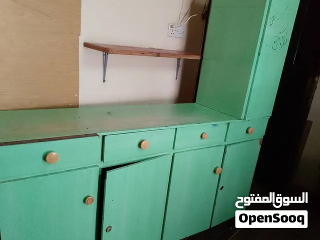 دولاب مطبخ خشب للبيع مستعمل نظيف