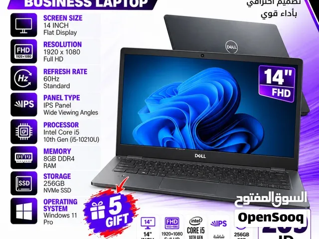لابتوب DELL CORE I5  بحالة الجديد بسعر حرق + 5 هدايا
