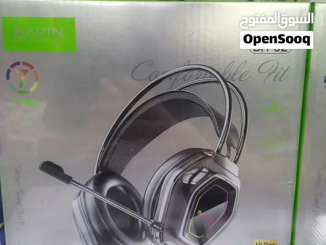 سماعة الرأس الاحترافية *BAVIN BH-62 RGB Gaming Headset* - قوة الصوت والراحة في سماعة واحدة إذا كنت