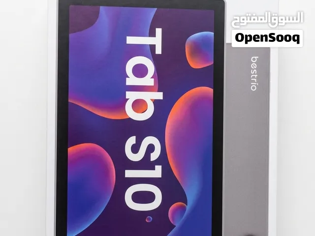 تابلت bestrio s10 مستعمل استعمال خفيف + ذاكرة تخزين اضافية ( مومري) بسعة 128GB