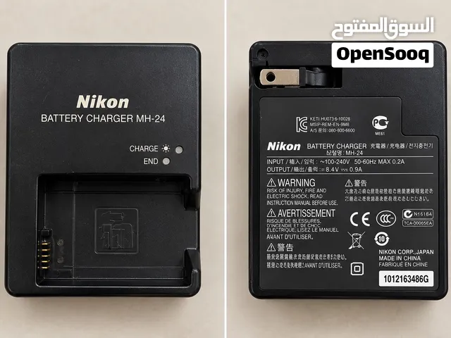 للبيع شاحن بطارية Nikon MH-24 أصلي