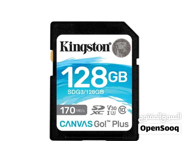 ميموري رام كاميرات Kingston Canvas Go! Plus 128GB - سرعة خيالية لكاميراتك ومقاطعك الاحترافية