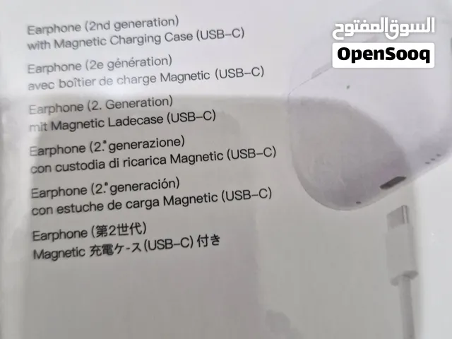 سماعة أبل ايربودز برو 2 (USB-C) أصلية جديدة بتغليف الوكالة