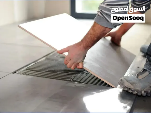 مبلط سراميك ورخام وتركيب مطابخ رخام