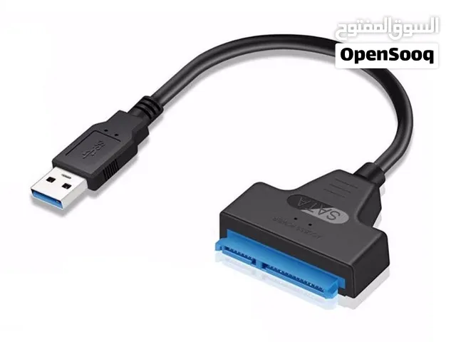 كيبل SATA إلى USB، محول محرك الأقراص الصلبة USB 3.0 إلى SATA 3.0 متوافق مع محرك الأقراص الصلبة وSSD