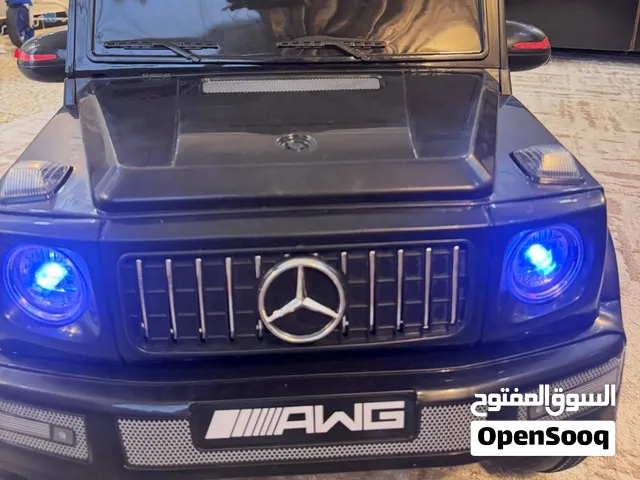 سيارة اطفال شحن مارسدس اسود جي كلاس