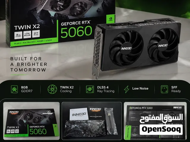 للبيع: INNO3D GeForce RTX 5060 TWIN X2 8GB
