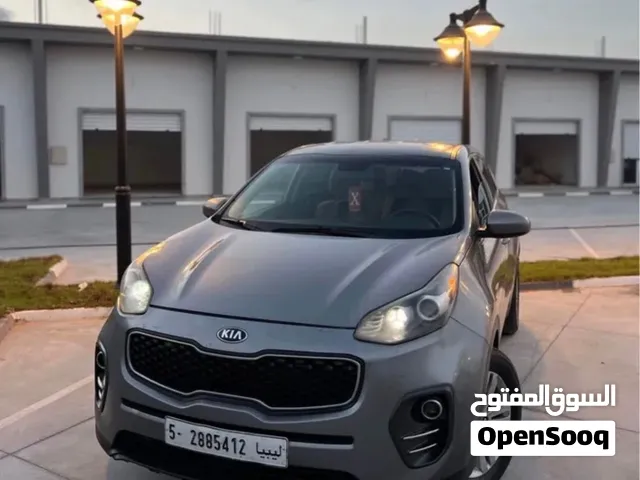 كيا سبورتاج وارد امريكي موديل 2017 موجودة في زليتن سعرها اقل من السوق قلب وارفع للورشة عجلات جديدة