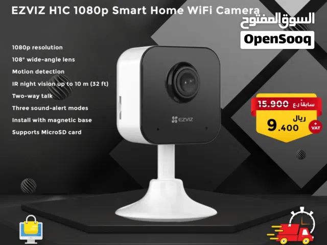 EZVIZ by Hikvision  1080p Wireless Smart Home Camera  Night Vision  Motion Detection  Sound Aler