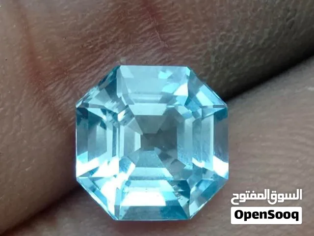 for sale Topaz 1 tablet square shape cut corners weight 3.35 ct size 8.8*8.8*5.7mm