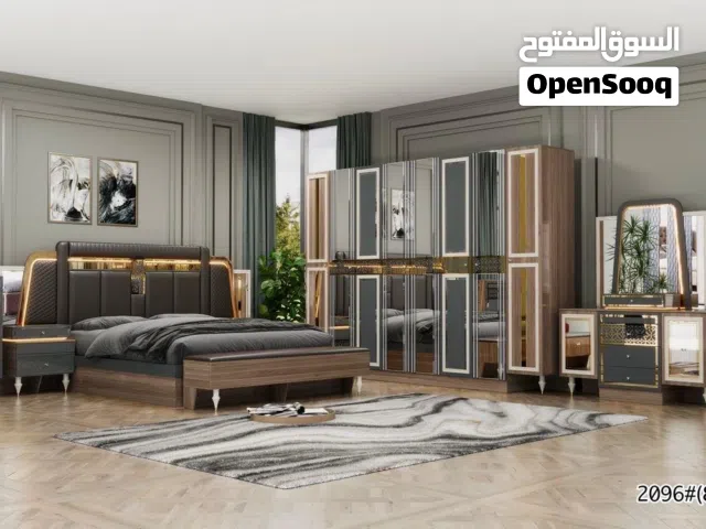 طقم غرفة نوم مكون من 9 قطع مع مرتبة طبية بسمك 12 سم Bed Room Set 9pcs with 12cm Madical mattress