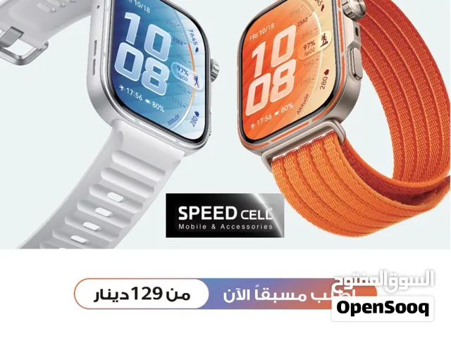 جديد مع هدية بقيمة 30 دينار ساعة هواوي المميزة Huawei Watch Fit 5 & Pro متوفرة لدى سييد سيل ستور