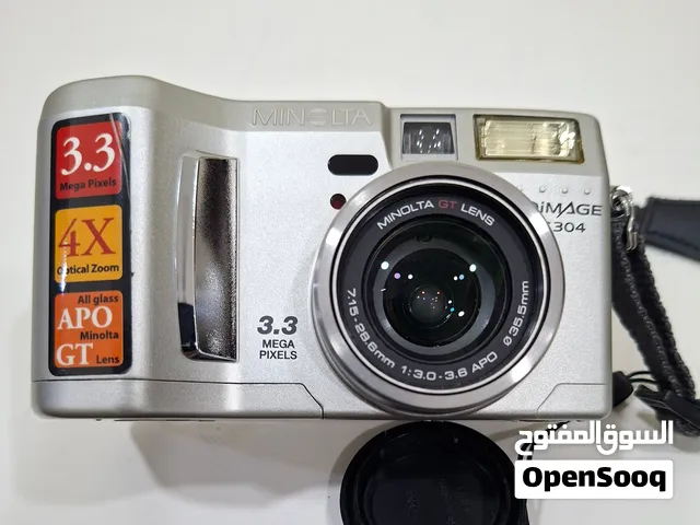 للبيع: كاميرا Minolta DiMAGE S304 كاميرا رقمية كلاسيكية من Minolta بحالة جيدة.