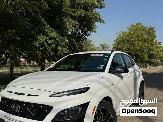 كونا 2023 ان لاين فول مواصفات للأخير السيارة نظيفة بدون نقص صور الحادث موجوده