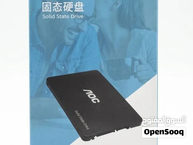 هارد SSD سعة 128GB من ماركة AOC بحالة ممتازة ونظيفة جداً.